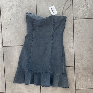 Blue Blush Denim Blue Dress